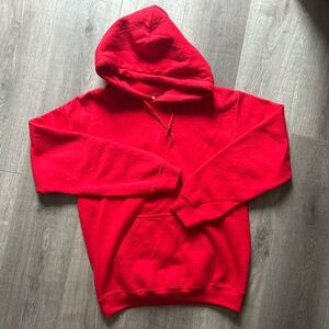 Gildan Unisex Heavy Blend Red Cozy Fleece Pullover Hoodie